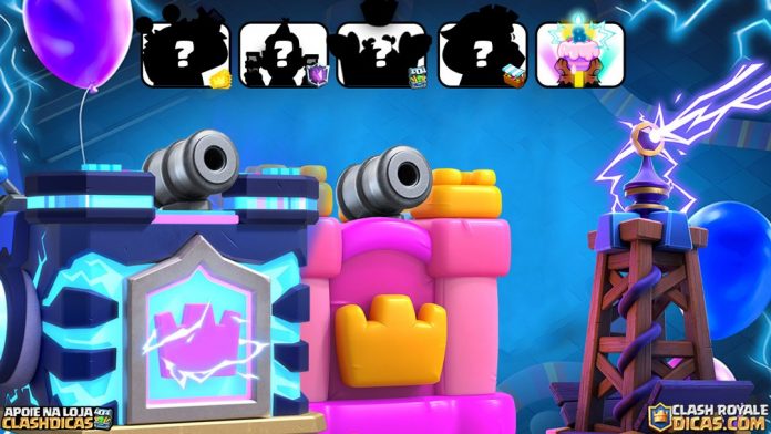 Emotes, skins e mais na 57ª Temporada de Aniversário do Clash Royale