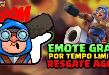 Emote Grátis: Adicione o 'Canhoneiro Booom!' à sua Coleção no Clash Royale!