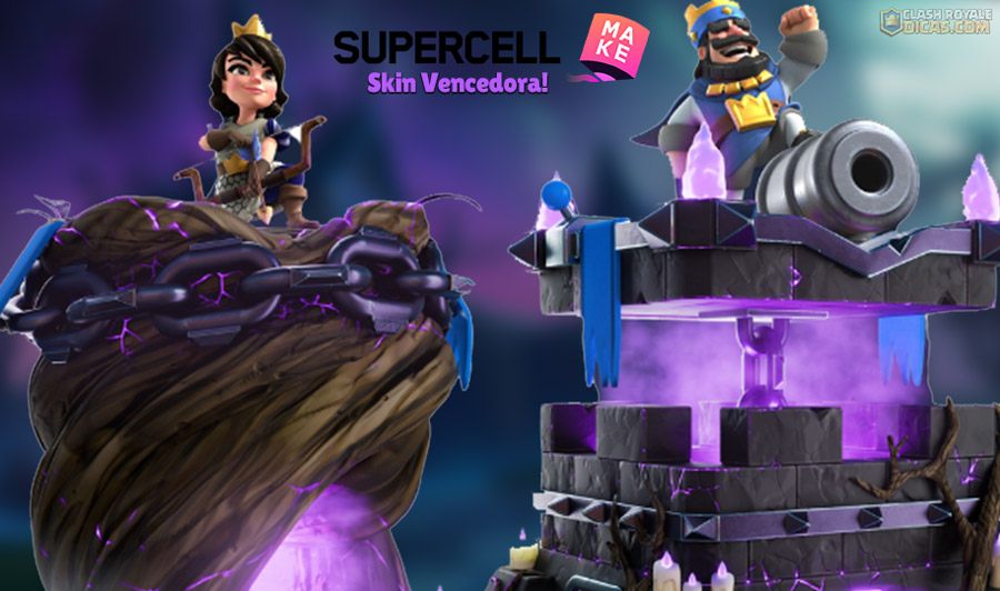 Nova Skin da Torre no Clash Royale: Revelação do Supercell Make!