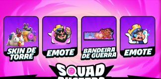 Recompensas Exclusivas de Pré-Registro de Squad Busters Chega no Clash Royale