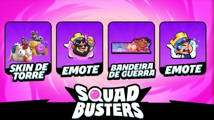 Recompensas Exclusivas de Pré-Registro de Squad Busters Chega no Clash Royale