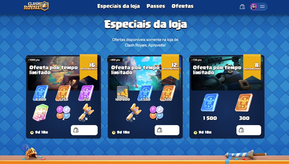 Supercell Store de Clash Royale