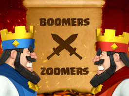 Boomers vs Zoomers no Clash Royale – Evento especial com prêmios!