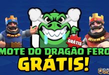 Emote do Dragão Feroz GRÁTIS no Clash Royale!