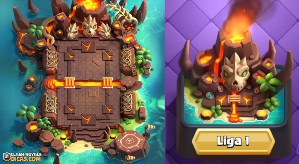 Arena dos Dragões Clash Royale