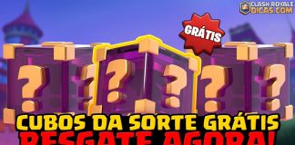 3x Cubos da Sorte grátis