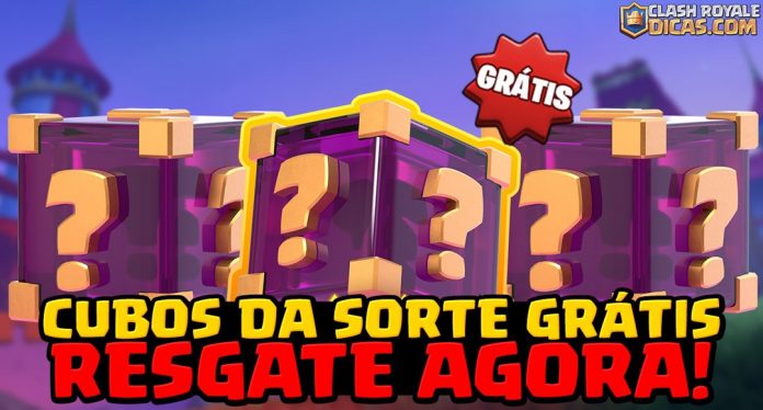 3x Cubos da Sorte grátis