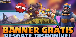 Banner da Fornalha Grátis no Clash Royale
