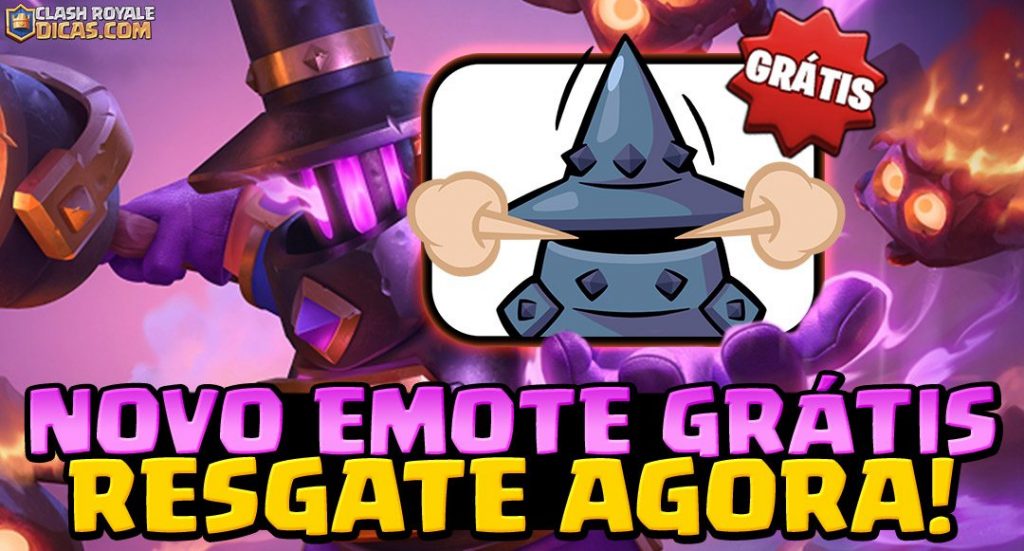 Emote da Fornalha Evo Grátis no Clash Royale!