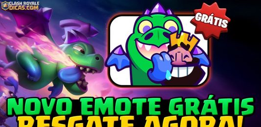Resgate Grátis o Emote do Bebê Dragão no Clash Royale