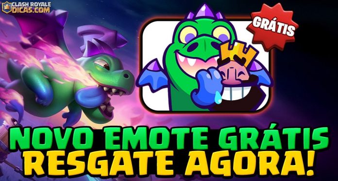 Resgate Grátis o Emote do Bebê Dragão no Clash Royale