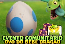 Novo Evento Comunitário do Ovo do Bebê Dragão no Clash Royale