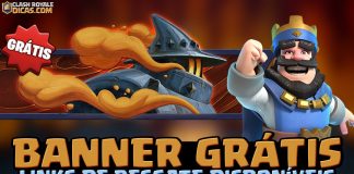 Recompensas Grátis no Clash Royale: Banner da Fornalha + Cubos