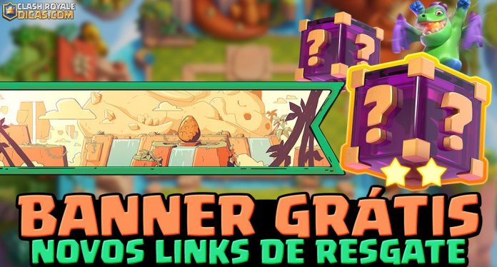 Banner Exclusivo + 2 Cubos da Sorte Grátis no Clash Royale