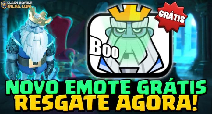Ganhe o Emote do Fantasma Real "Boo" Grátis no Clash Royale