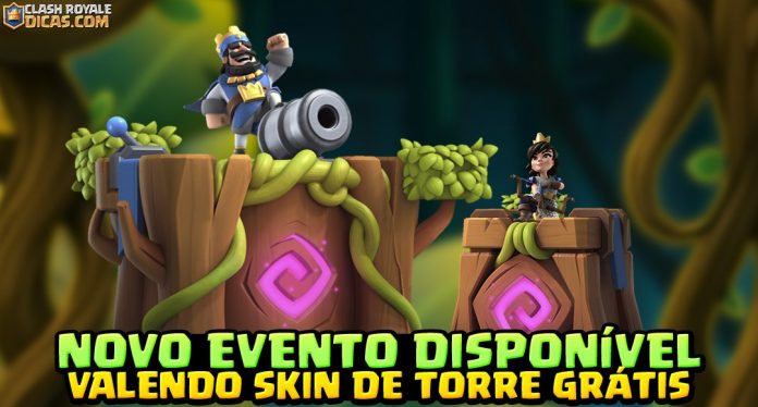 Torres Emaranhadas: Novo Evento com Skin de Torre grátis