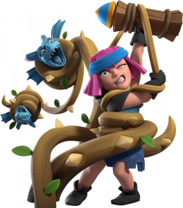 Carta das Vinhas no Clash Royale