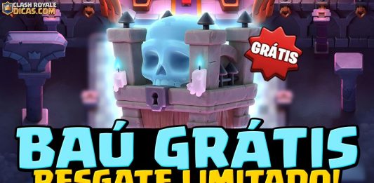 Baú Sazonal de Halloween Grátis no Clash Royale