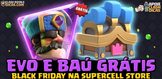 Black Friday Clash Royale: Evolução do Caçador Grátis e 3 Baús Sazonais