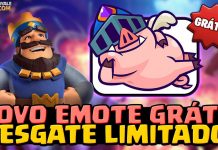 Como Pegar o Emote do Porco Real Evo Voando Grátis no Clash Royale