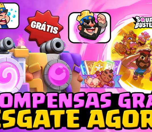 Skins Grátis, Emotes e Curingas pelo Fim do Squad Busters