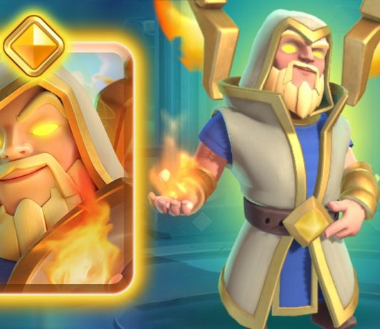 Mago Heroico Completo: Asas Flamejantes e Gameplay no Clash Royale!