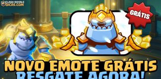 Emote Grátis do Golem de Gelo Heroico
