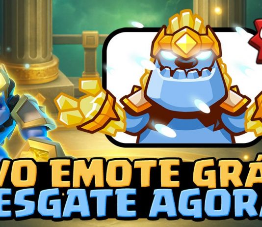 Emote Grátis do Golem de Gelo Heroico