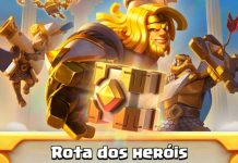 Desbloqueie 7x Baús da Sorte Sazonais, 1x Caixa de Herói e um Banner exclusivo — Novo Evento Rota dos Heróis! Rota dos Heróis no Clash Royale: 7 Baús Sazonais + Caixa de Herói grátis!