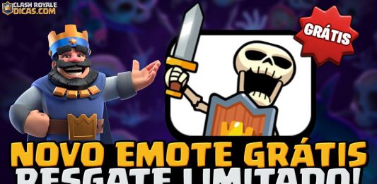 Emote GRÁTIS do Esqueleto Guerreiro Batendo Escudo 🗨️⚔️ – Resgate por tempo limitado! Esqueleto Guerreiro batendo escudo de graça!