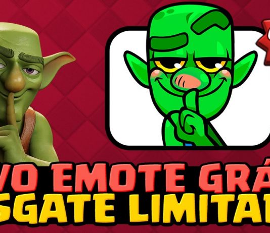 Código de emote grátis do Goblin Cheater na Supercell Store de Clash Royale