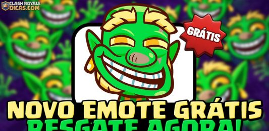Como resgatar Goblin Trollface de graça no Clash Royale