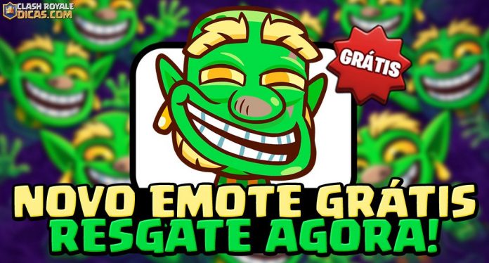Como resgatar Goblin Trollface de graça no Clash Royale