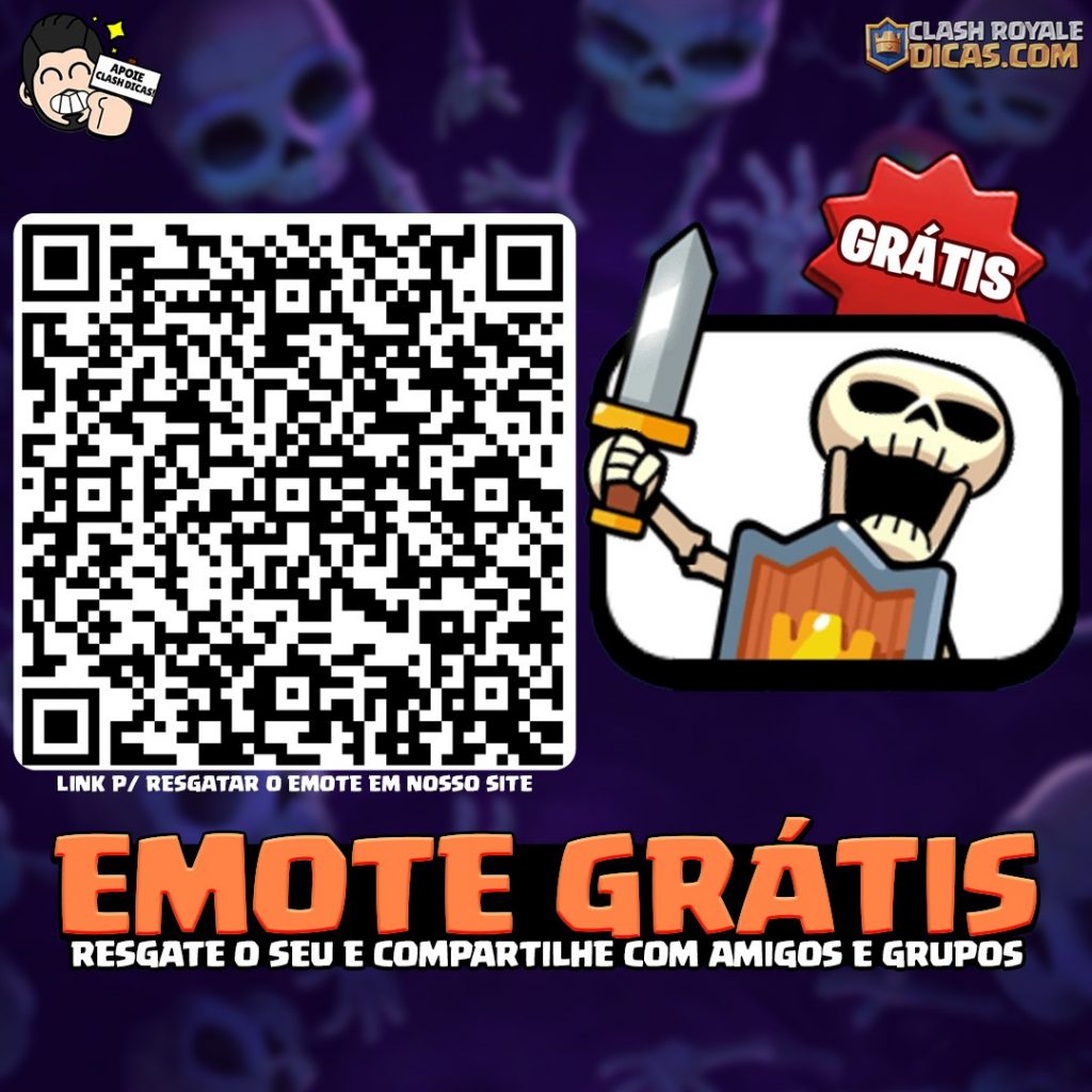 Emote GRÁTIS do Esqueleto Guerreiro