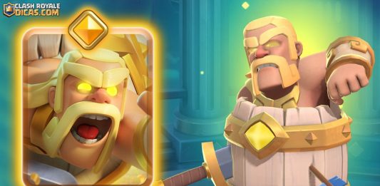 Novo Herói: Barril de Bárbaro com segundo rolamento e cura por 1 Elixir