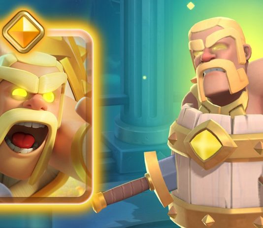 Novo Herói: Barril de Bárbaro com segundo rolamento e cura por 1 Elixir