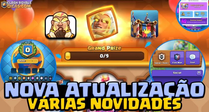 Prévia 23/02: Torneios Globais voltam + Evento Álbum + 14.000 troféus Torneios Globais, Álbum, QR Code e troféus até 14k: prévias da atualização!