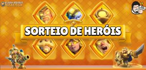 Novo sorteio no Discord: R$ 50 em PIX pra comprar Heróis (2 ganhadores)