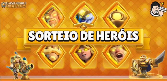 Novo sorteio no Discord: R$ 50 em PIX pra comprar Heróis (2 ganhadores)