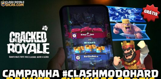 #ClashModoHARD: Banner + Curinga Grátis pra tela quebrada!