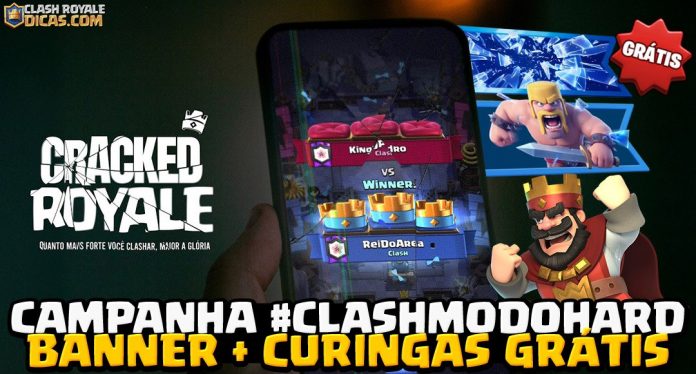 #ClashModoHARD: Banner + Curinga Grátis pra tela quebrada!