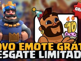 Emote Grátis de 10º Aniversário: Resgate o Corredor Festeiro no Clash Royale!