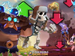 Gigante Elétrico Buff e Nerfs em Heróis: Prévia de Maio