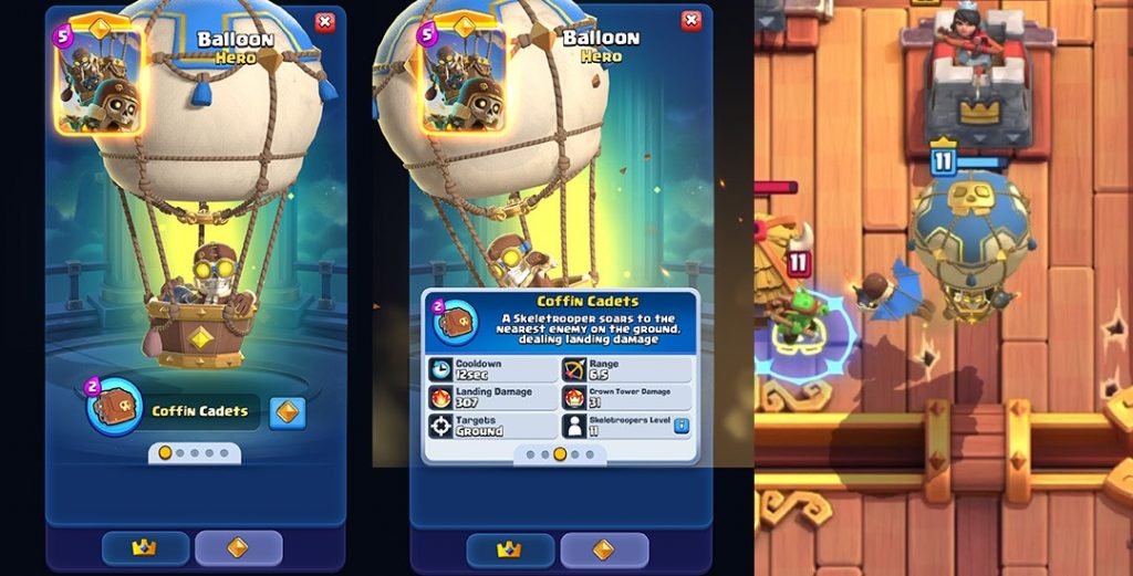 Habilidade Especial Cadetes das Catacumbas do Balão Herói