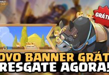 Banner do Rinoceronte Grátis! Recompensa da TV Royale