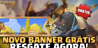 Banner do Rinoceronte Grátis! Recompensa da TV Royale