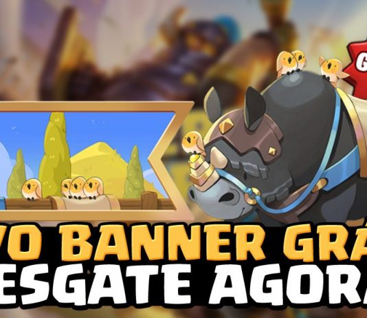 Banner do Rinoceronte Grátis! Recompensa da TV Royale