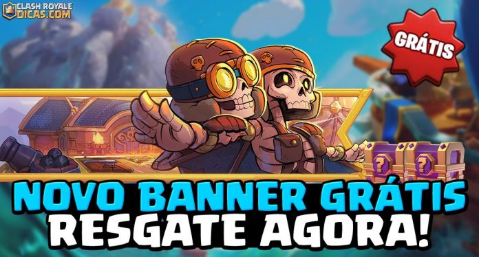 Baús e Banner Titanic Grátis! Recompensas para resgatar por link voucher