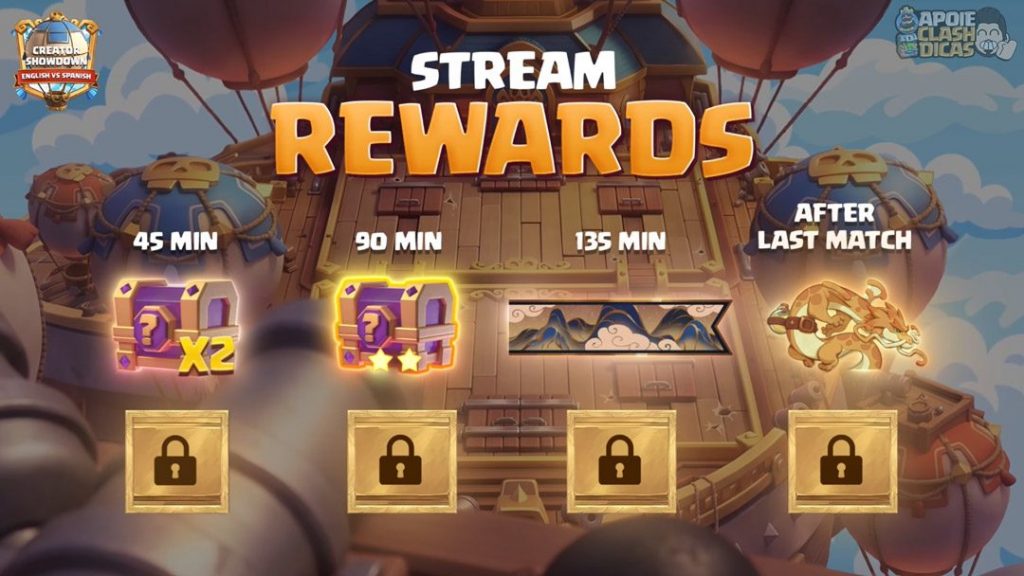 Recompensas do Creator Showdown Clash Royale