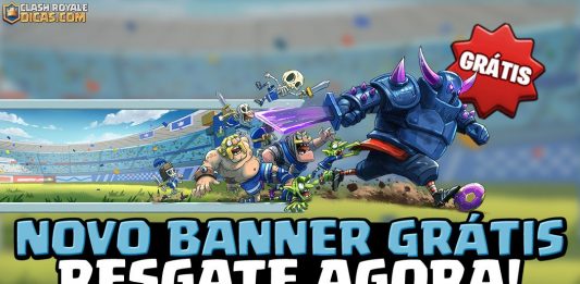 Banner Grátis da Copa do Mundo: exclusivo e por tempo limitado! Banner Grátis da Copa do Mundo 2026 no Clash Royale